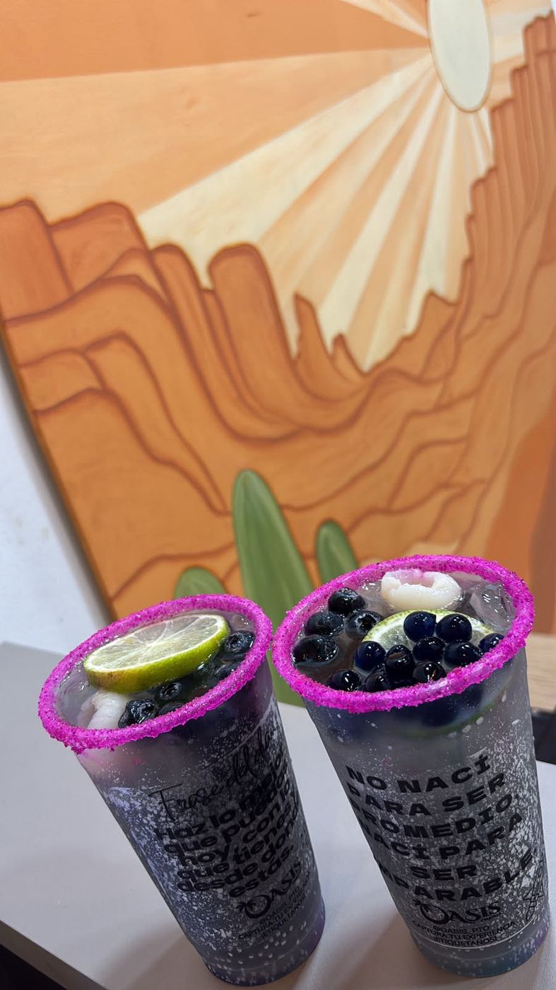 Sodas con escarchado y perlas explosivas
